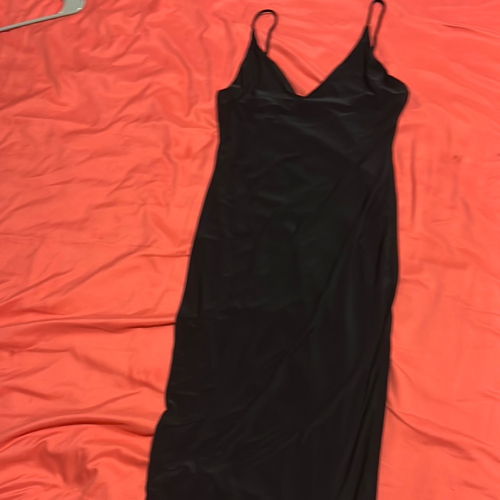 Elegant Black Slip Dress